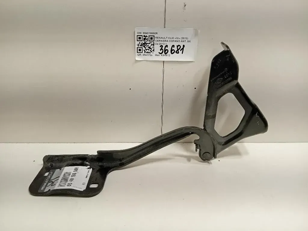 Cerniera Cofano ANT SX 654019850R Renault CLIO V 2019