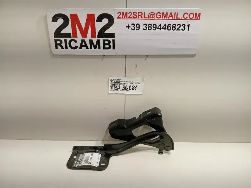 Cerniera Cofano ANT SX 654019850R Renault CLIO V 2019