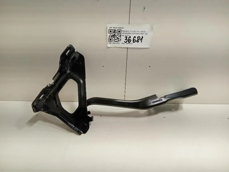 Cerniera Cofano ANT SX 654019850R Renault CLIO V 2019