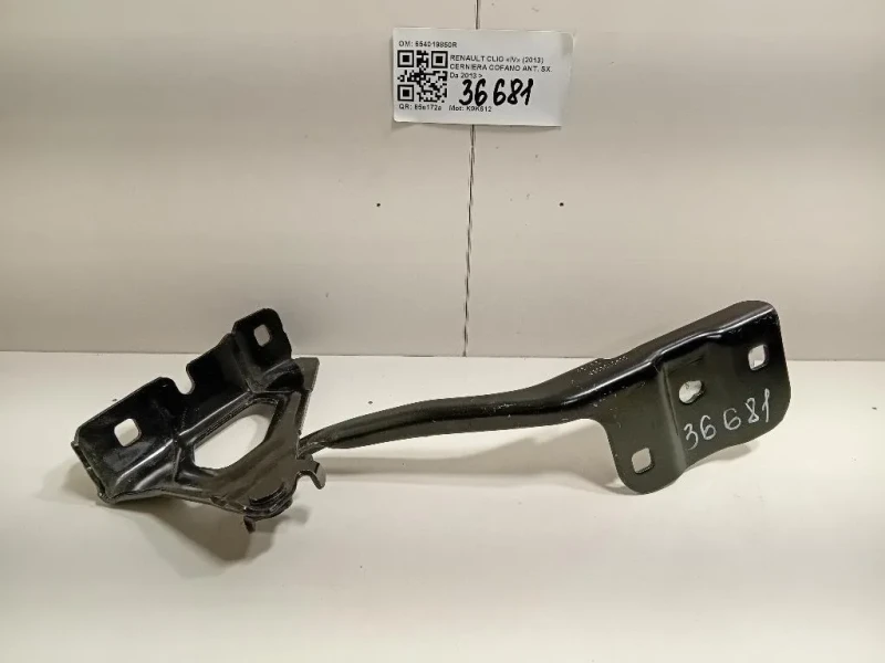 Cerniera Cofano ANT SX 654019850R Renault CLIO V 2019