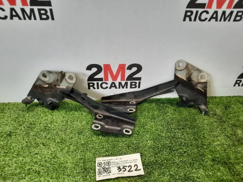 Cerniera Cofano ANT SX 654010020R Renault Mégane III 2009