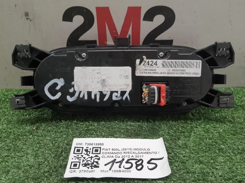 Modulo Comando Riscaldamento Clima 735613955 Fiat 500L 2013