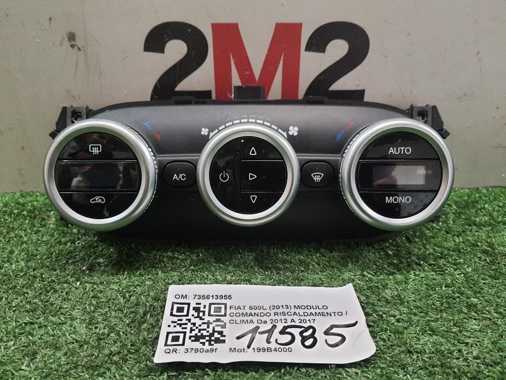 Modulo Comando Riscaldamento Clima 735613955 Fiat 500L 2013