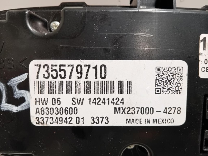 Modulo Comando Riscaldamento Clima 735579710 Fiat 500L 2013