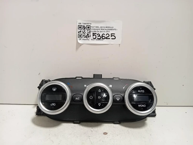 Modulo Comando Riscaldamento Clima 735579710 Fiat 500L 2013
