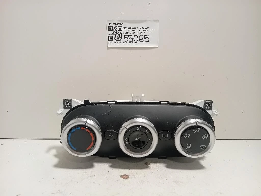 Modulo Comando Riscaldamento Clima 735579747 Fiat 500L 2013