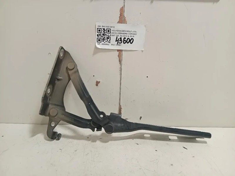 Cerniera Cofano ANT SX 5K0 823 301C Volkswagen GOLF VII 2013