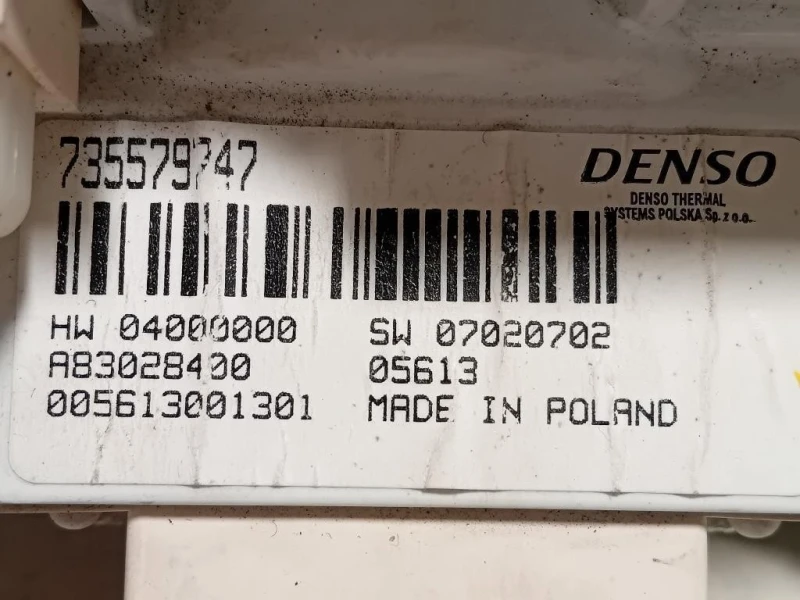 Modulo Comando Riscaldamento Clima 735579747 Fiat 500L Living 2013