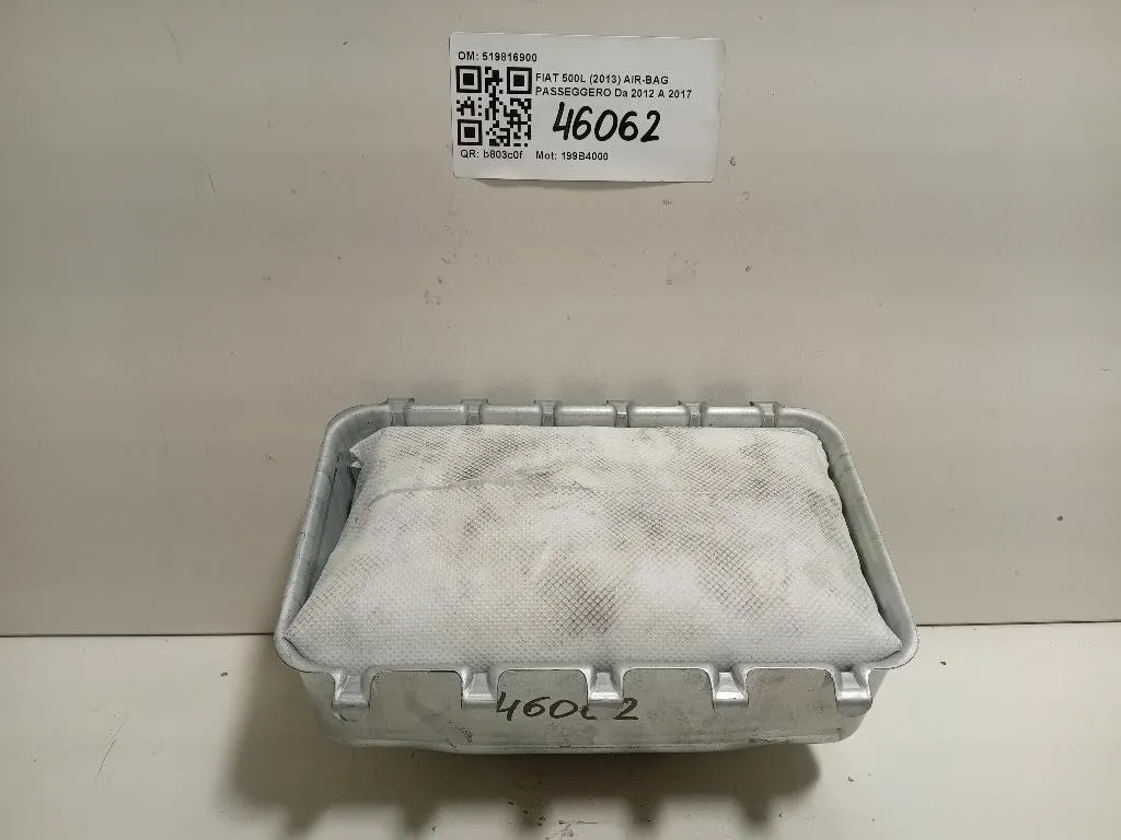 Air-bag Passeggero 519816900 Fiat 500L 2013