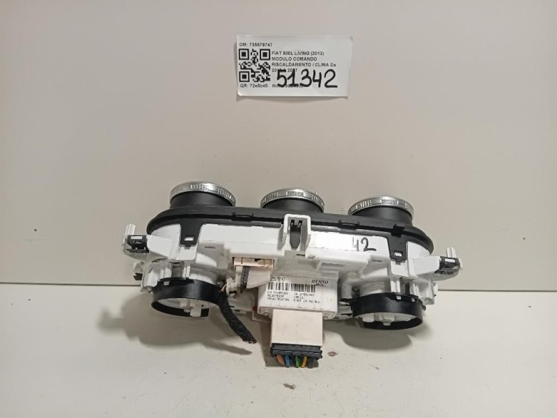Modulo Comando Riscaldamento Clima 735579747 Fiat 500L Living 2013