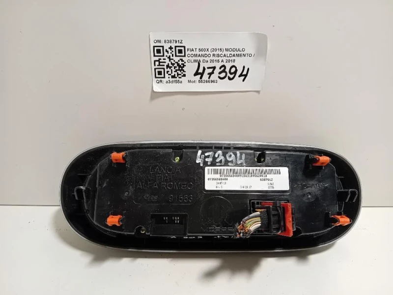 Modulo Comando Riscaldamento Clima 838791Z Fiat 500X 2015