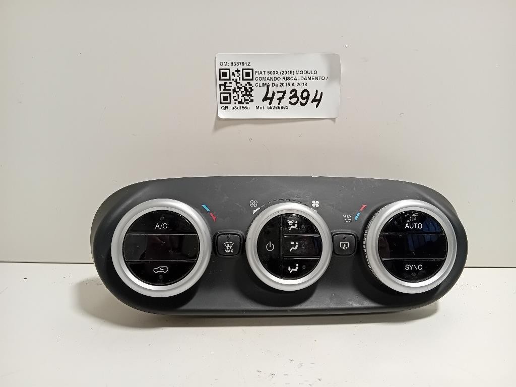 Modulo Comando Riscaldamento Clima 838791Z Fiat 500X 2015