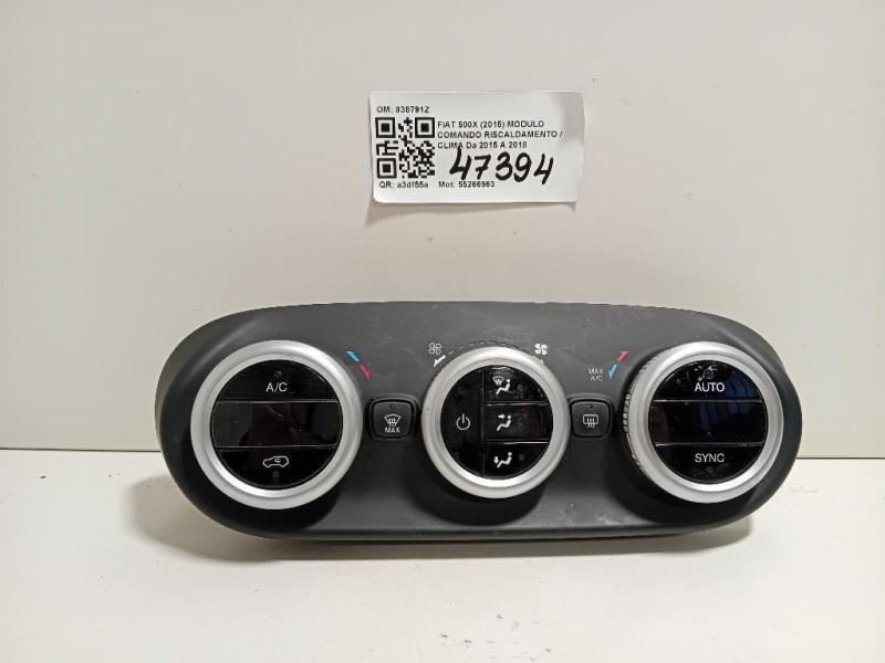 Modulo Comando Riscaldamento Clima 838791Z Fiat 500X 2015