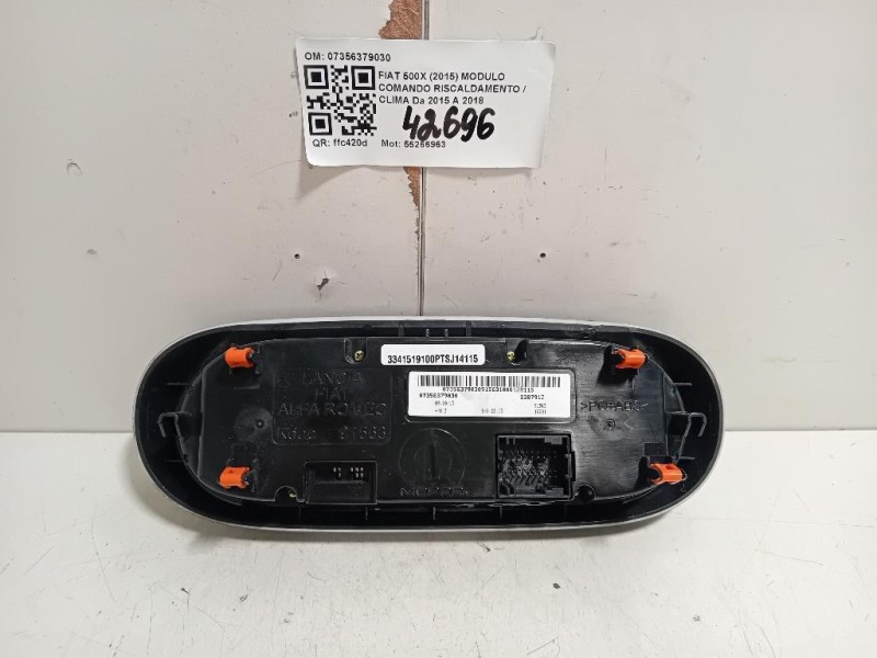 Modulo Comando Riscaldamento Clima 07356379030 Fiat 500X 2015
