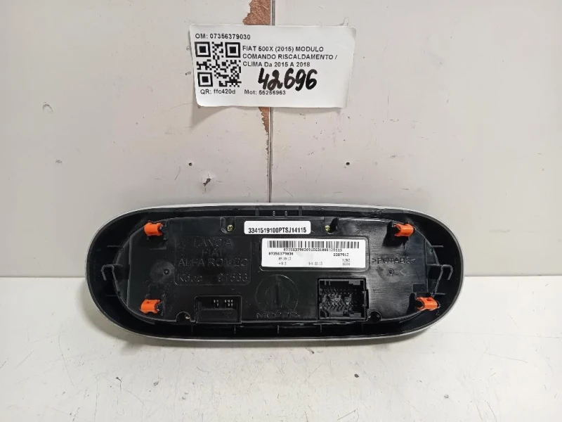 Modulo Comando Riscaldamento Clima 07356379030 Fiat 500X 2015