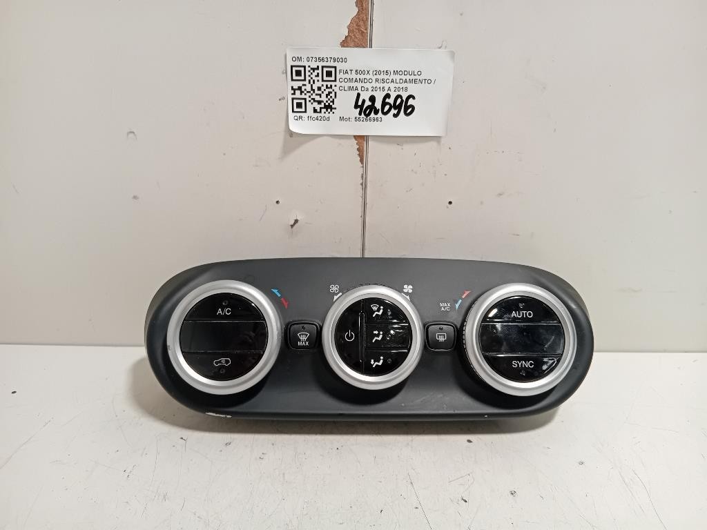 Modulo Comando Riscaldamento Clima 07356379030 Fiat 500X 2015