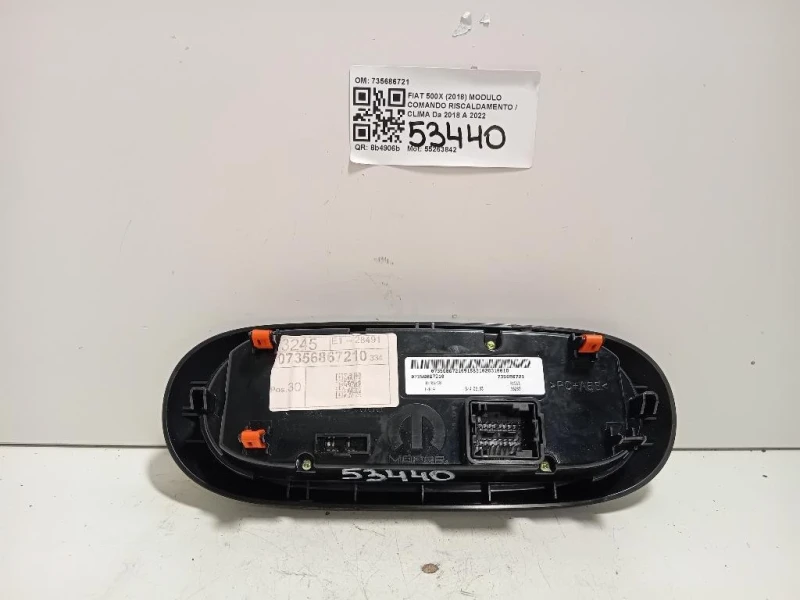 Modulo Comando Riscaldamento Clima 735686721 Fiat 500X 2018
