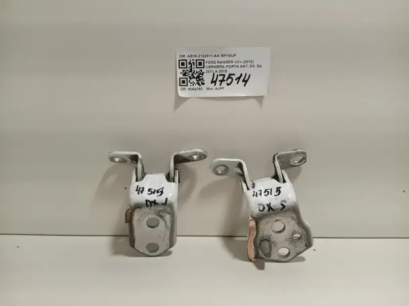 Cerniera Porta ANT DX AB39-2122811-AA INF+SUP Ford Ranger IV 2012
