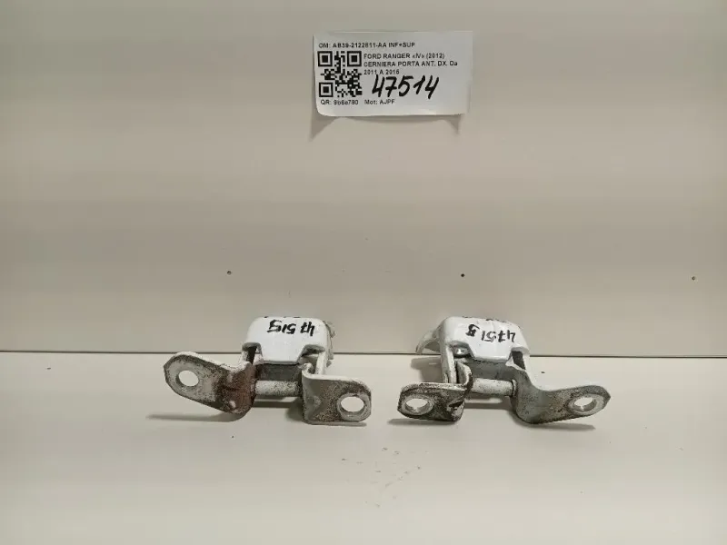 Cerniera Porta ANT DX AB39-2122811-AA INF+SUP Ford Ranger IV 2012