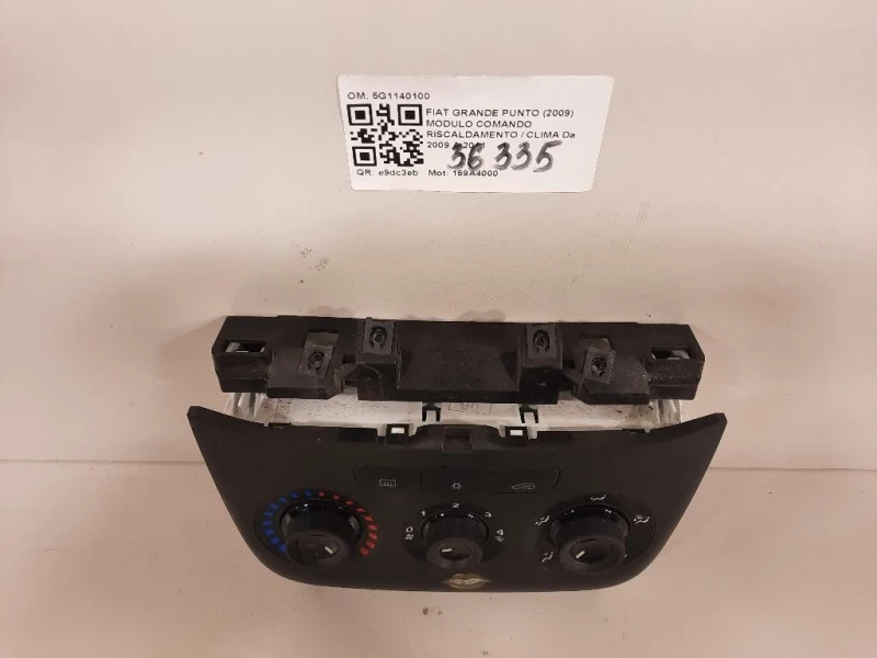 Modulo Comando Riscaldamento Clima 5G1140100 Fiat Grande Punto 2009