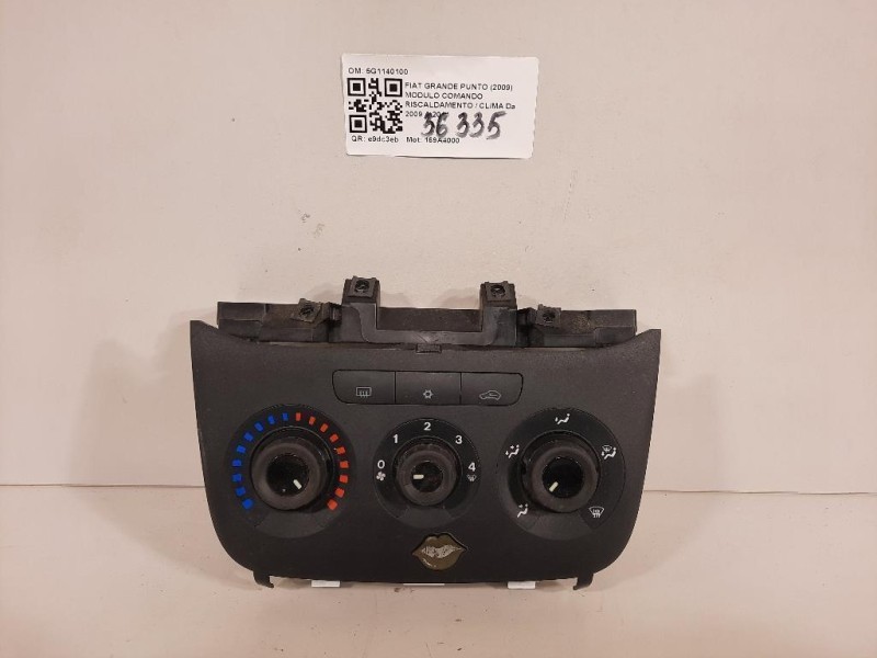 Modulo Comando Riscaldamento Clima 5G1140100 Fiat Grande Punto 2009