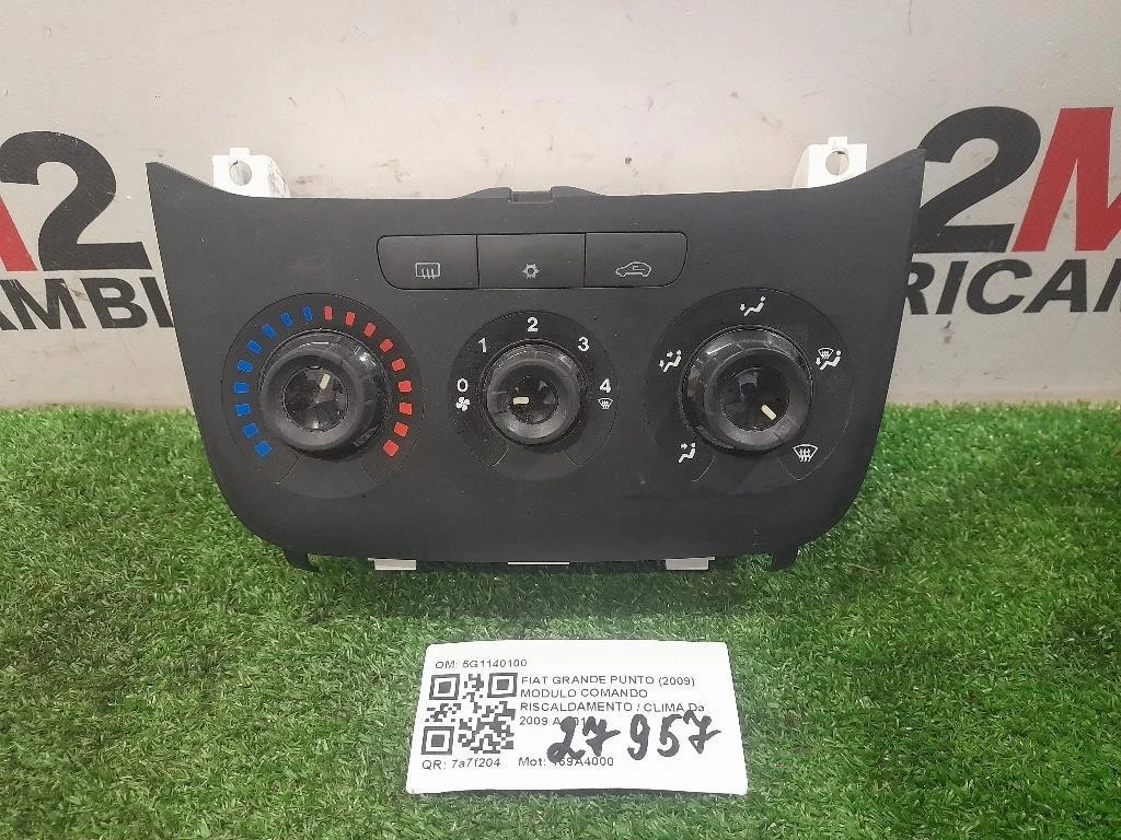 Modulo Comando Riscaldamento Clima 5G1140100 Fiat Grande Punto 2009