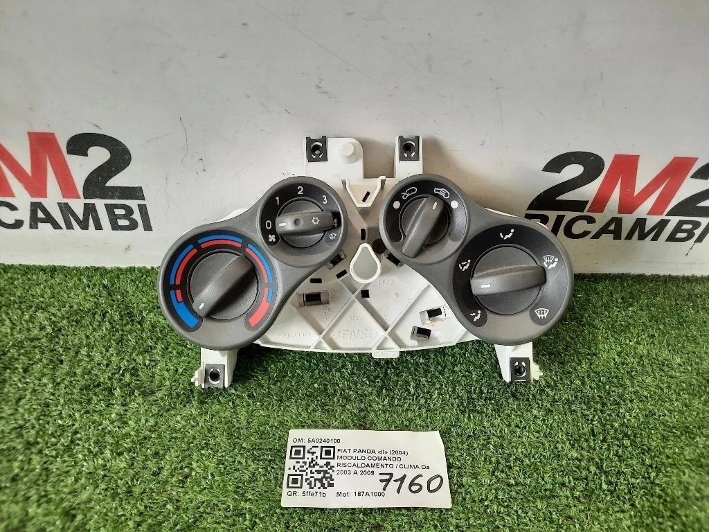 Modulo Comando Riscaldamento Clima 5A0240100 Fiat Panda II 2004