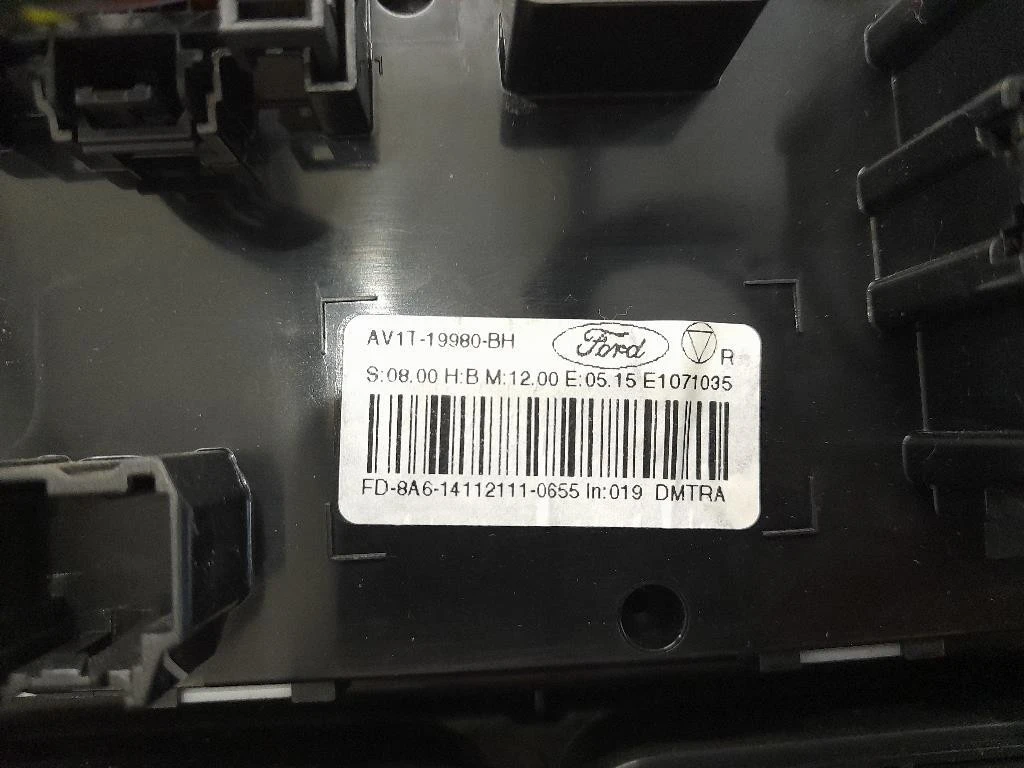 Modulo Comando Riscaldamento Clima AV1T19980BH Ford B-max 2012