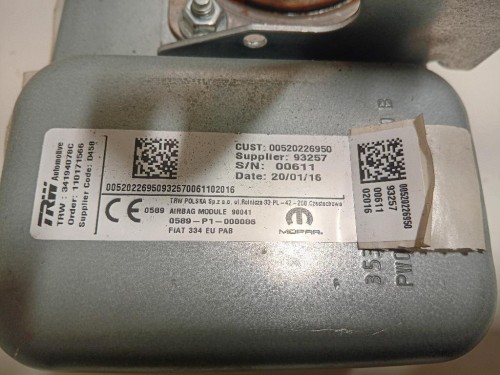 Air-bag Passeggero 519446610 Fiat 500L 2013