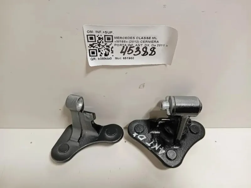 Cerniera Porta INF ANT DX INF+SUP Mercedes Classe GLE W166 2015
