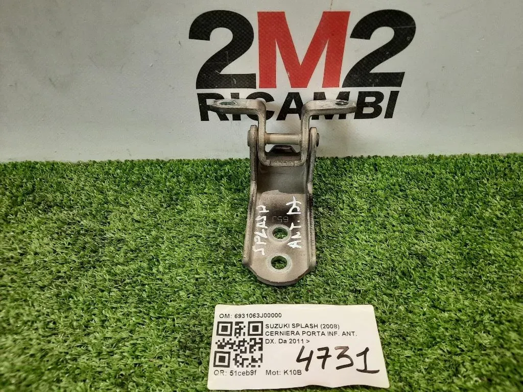 Cerniera Porta INF ANT DX 6931063J00000 Suzuki Splash 2008