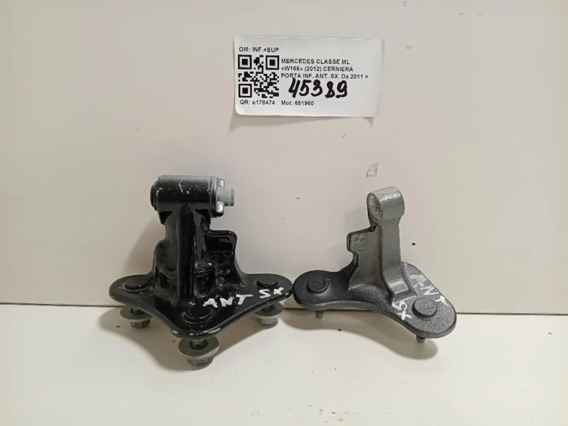 Cerniera Porta INF ANT SX INF+SUP Mercedes Classe GLE W166 2015