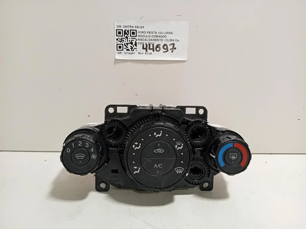 Modulo Comando Riscaldamento Clima DMTRA EBJ2A Ford Fiesta VI 2008