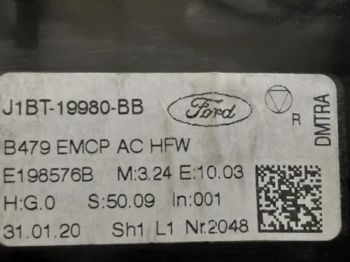 Modulo Comando Riscaldamento Clima J1BT-19980-BB Ford Fiesta VI 2008