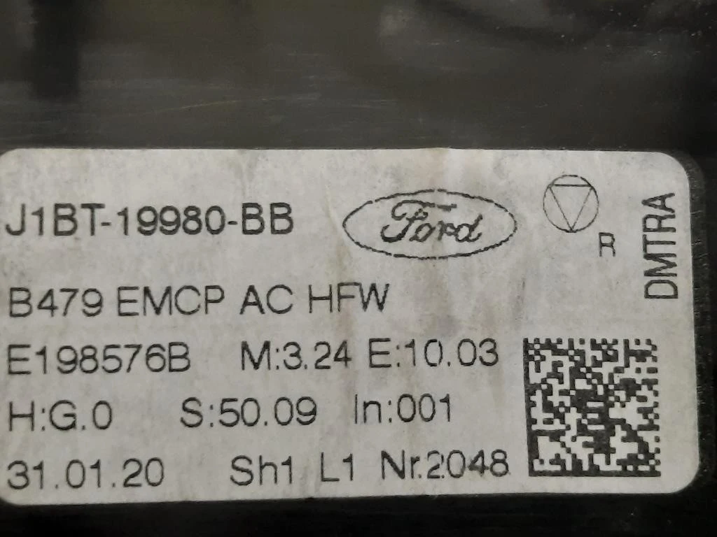 Modulo Comando Riscaldamento Clima J1BT-19980-BB Ford Fiesta VI 2008
