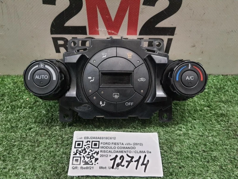 Modulo Comando Riscaldamento Clima EBJ2A8A6918C612 Ford Fiesta VI 2012