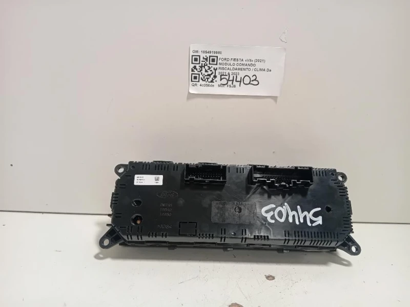 Modulo Comando Riscaldamento Clima 1854919980 Ford Fiesta VII 2021
