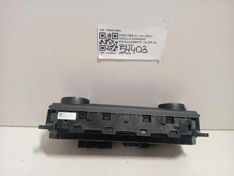 Modulo Comando Riscaldamento Clima 1854919980 Ford Fiesta VII 2021