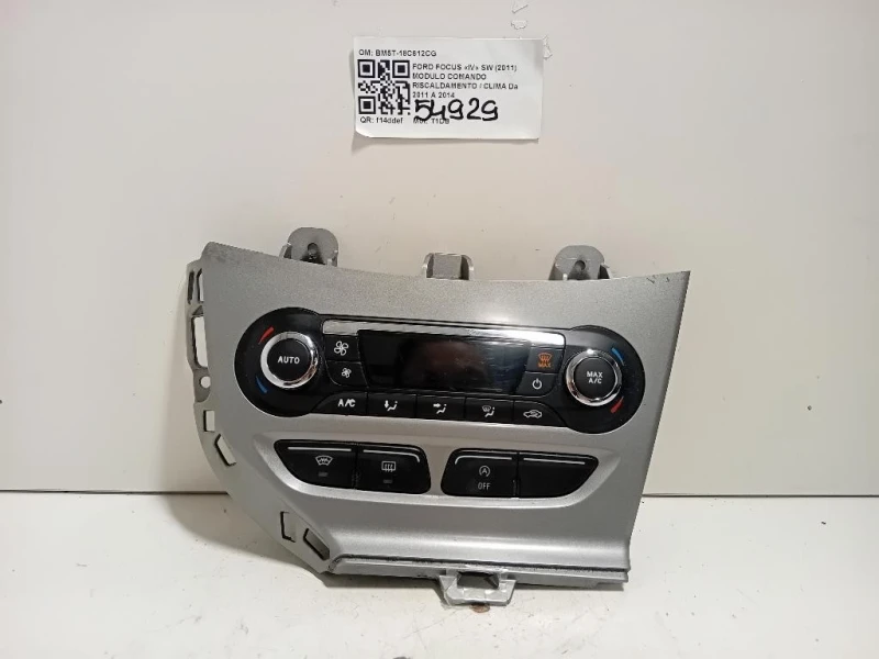 Modulo Comando Riscaldamento Clima BM5T-18C612CG Ford Focus IV SW 2011