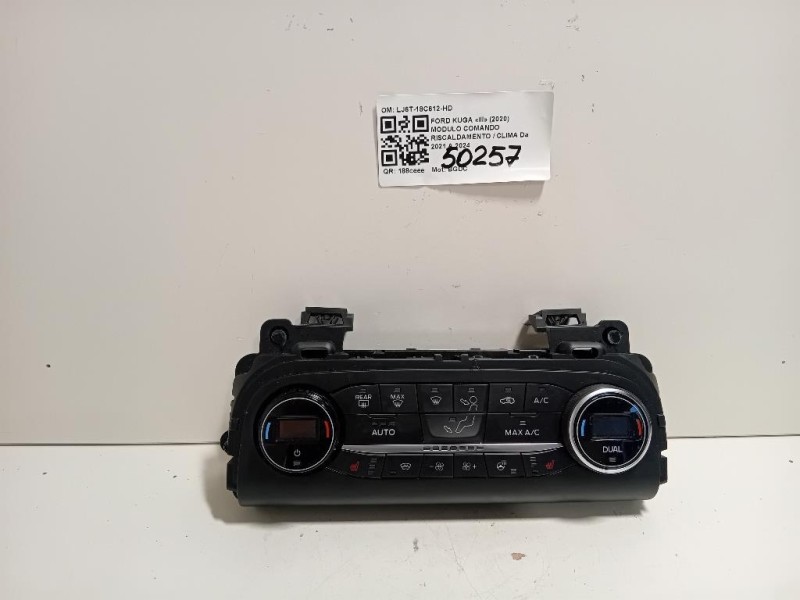 Modulo Comando Riscaldamento Clima LJ6T-18C612-HD Ford KUGA III 2020