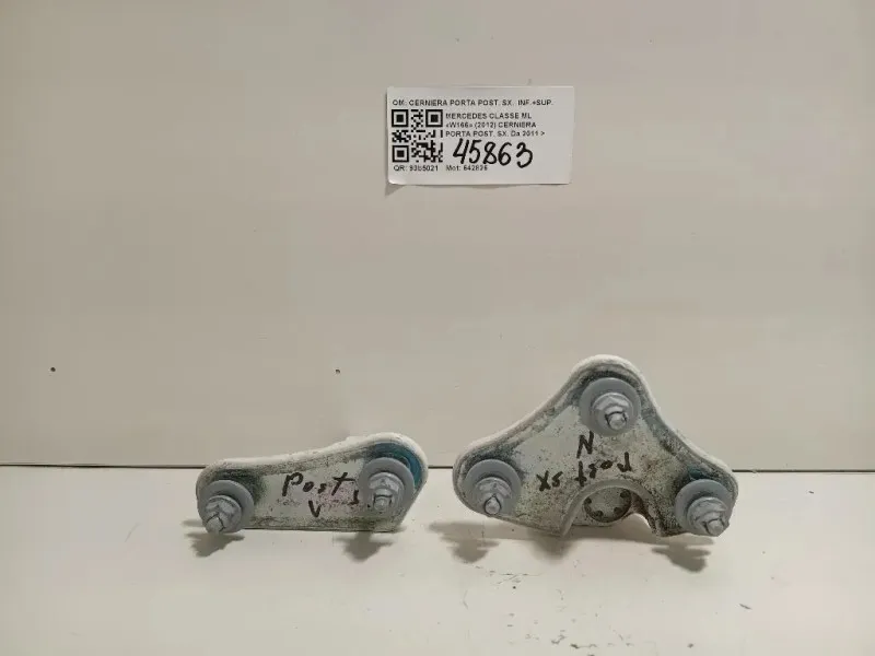 Cerniera Porta POST SX CERNIERA PORTA POST SX INF+SUP Mercedes Classe ML W166 2012
