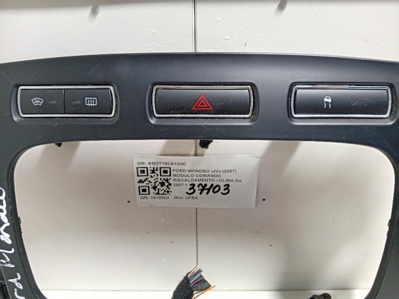 Modulo Comando Riscaldamento Clima BM2T18C612HC Ford Mondeo IV 2007
