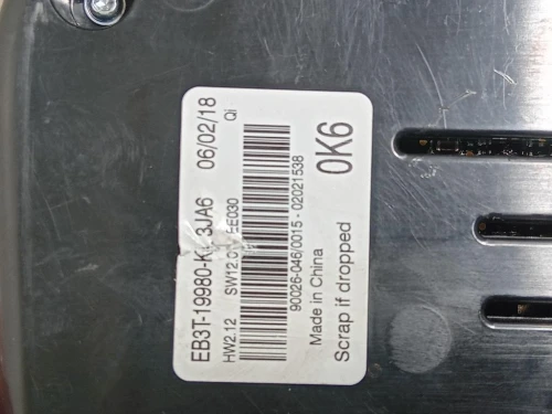 Modulo Comando Riscaldamento Clima EB3T-19980-KK Ford Ranger IV 2019