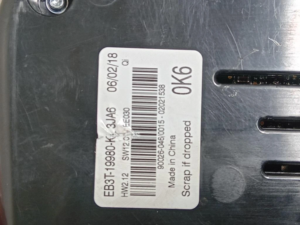 Modulo Comando Riscaldamento Clima EB3T-19980-KK Ford Ranger IV 2019