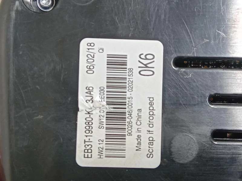 Modulo Comando Riscaldamento Clima EB3T-19980-KK Ford Ranger IV 2019