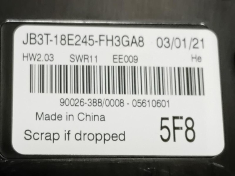 Modulo Comando Riscaldamento Clima JB3T-18E245-FH3GA8 Ford Ranger IV 2019