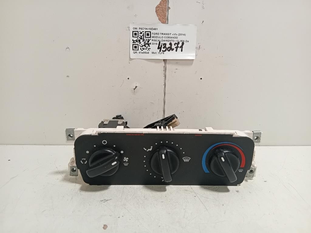Modulo Comando Riscaldamento Clima P6C1H-18D461 Ford Transit VI 2014