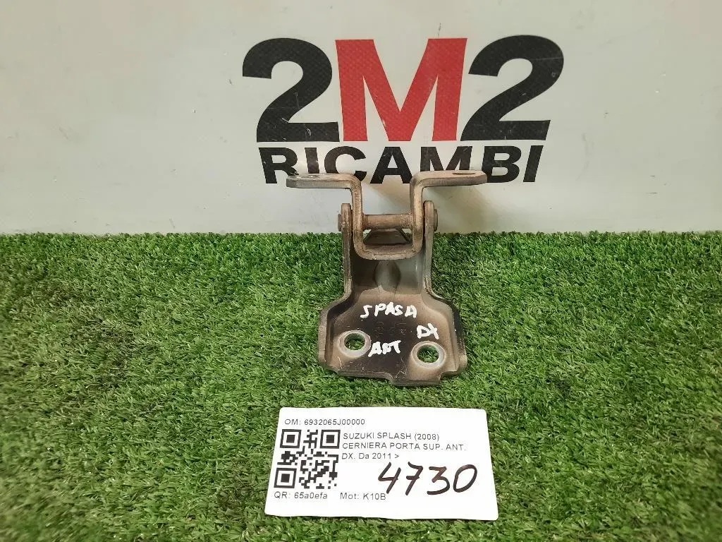 Cerniera Porta SUP ANT DX 6932065J00000 Suzuki Splash 2008