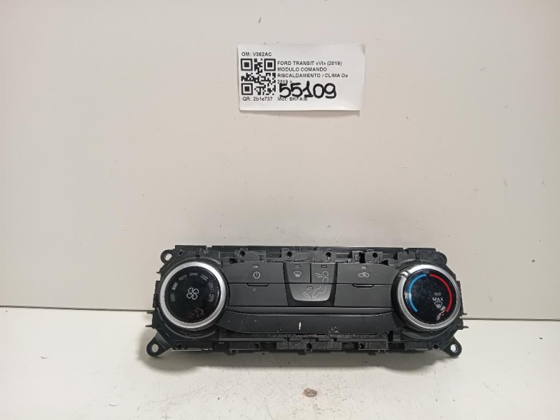 Modulo Comando Riscaldamento Clima V362AC Ford Transit VI 2019