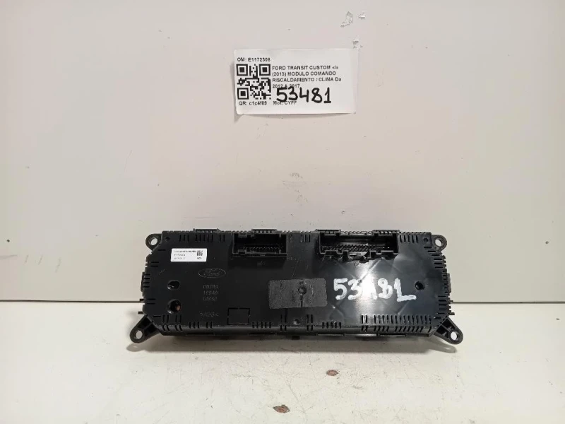 Modulo Comando Riscaldamento Clima E1172308 Ford Transit Custom I 2013